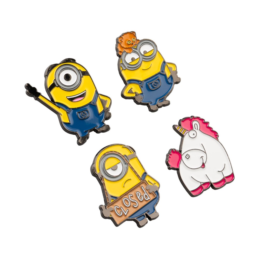 Grupo Erik Minions - Set Of 4 Pin - Multicolours